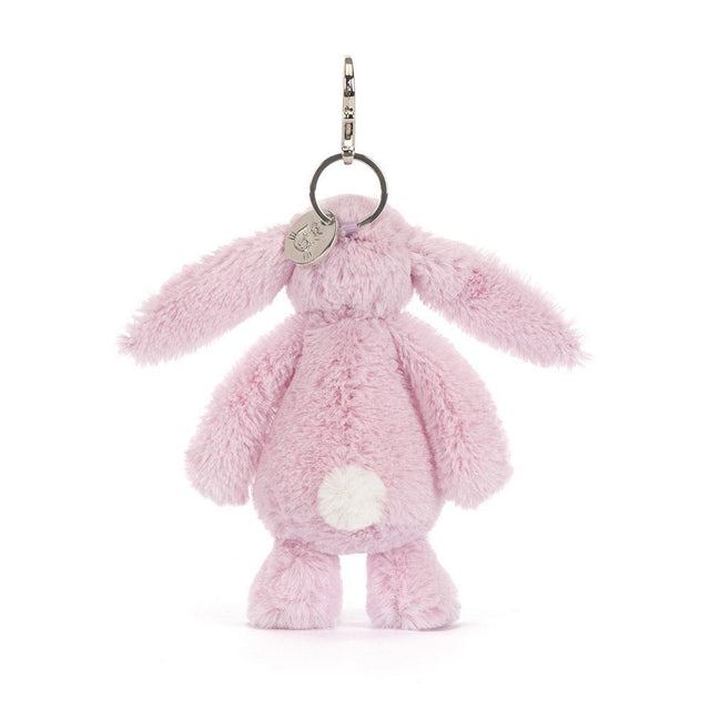 Jellycat Thistlepop Blossom Bunny Bag Charm Back Facing
