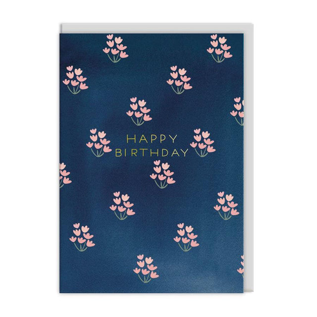 Dainty Floral Birthday Card