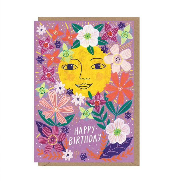 Beautiful Sun Birthday Card