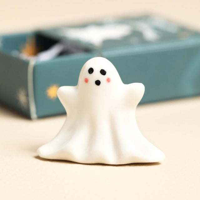 Ghost Matchbox Ceramic Token Close Up
