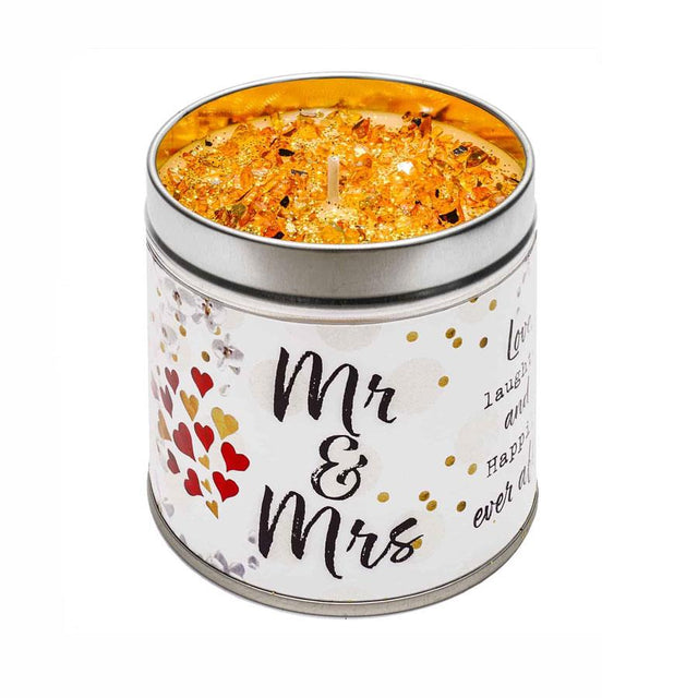 Mr & Mrs Candle Tin
