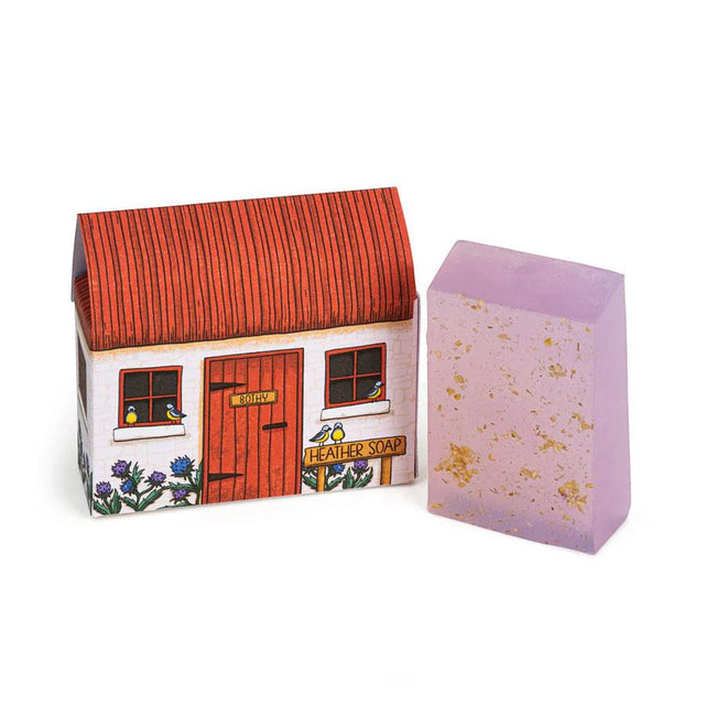 Bothy Scottish Heather Soap Close Up