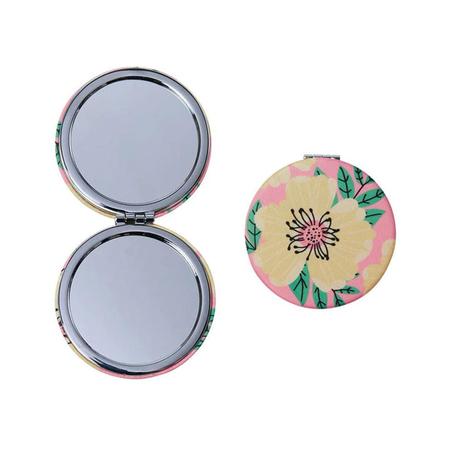 Yellow Rose Compact Mirror
