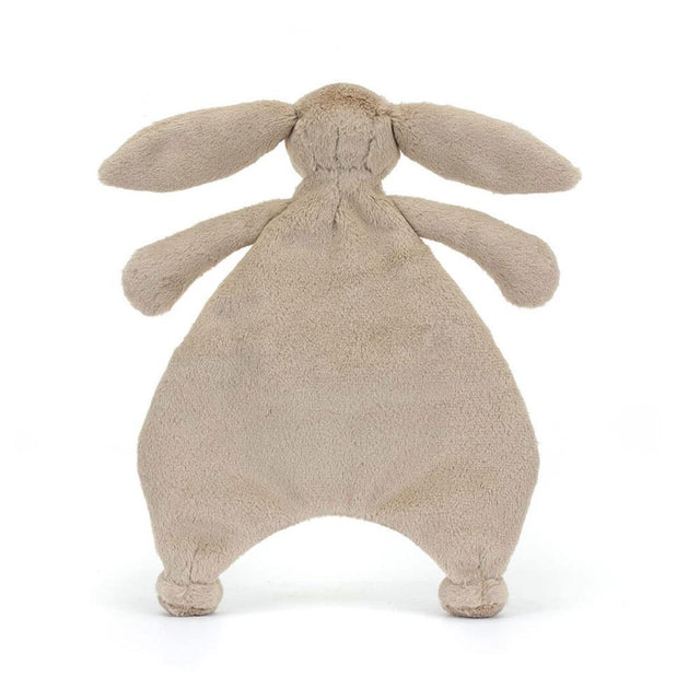 Bashful Beige Bunny Comforter Back Facing