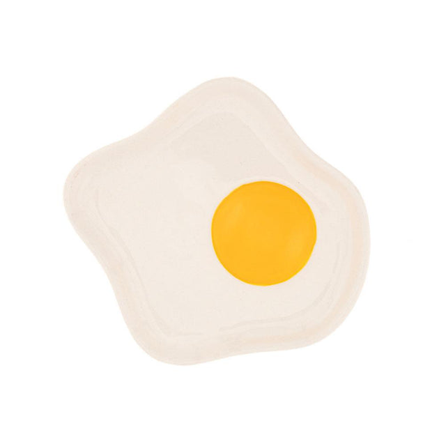 Fried Egg Trinket Dish Close Up