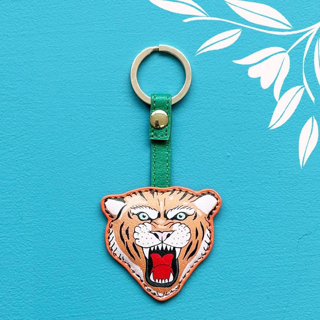 House of Disaster Inked Tiger Keyring