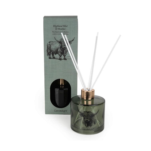 Highland Mist Reed Diffuser Close Up