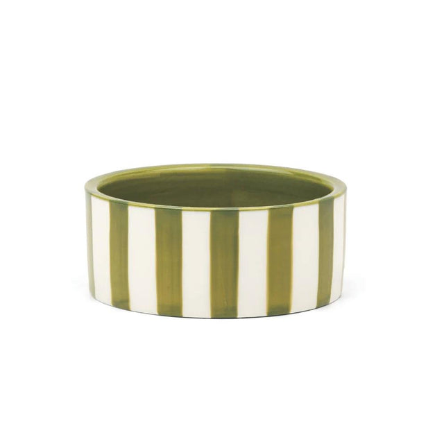 Green Stripe Wine Coaster