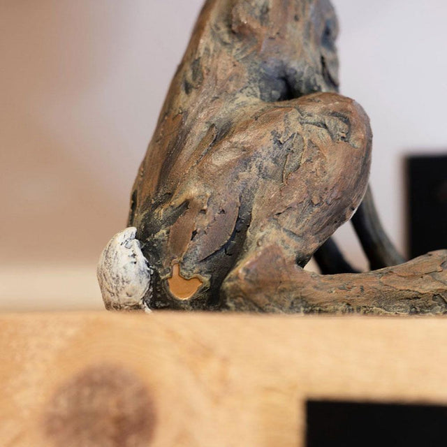 Rowan Hare Figurine Close Up