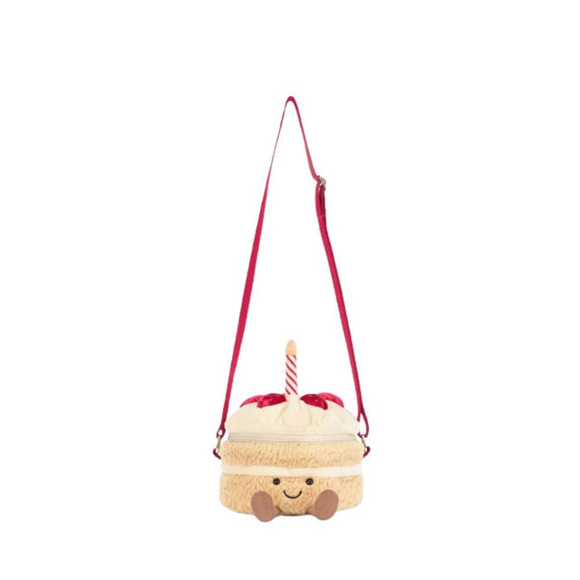 Jellycat Amuseables Birthday Cake Bag Full Length