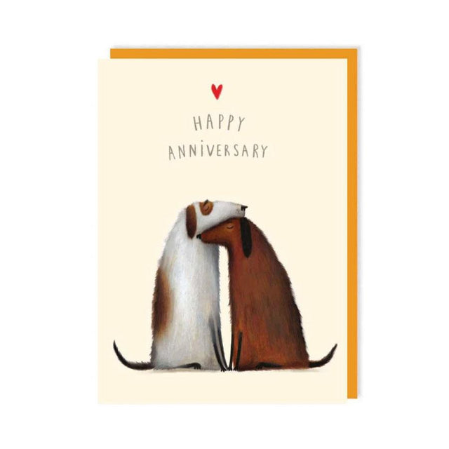 Happy Anniversary Two Dogs Card
