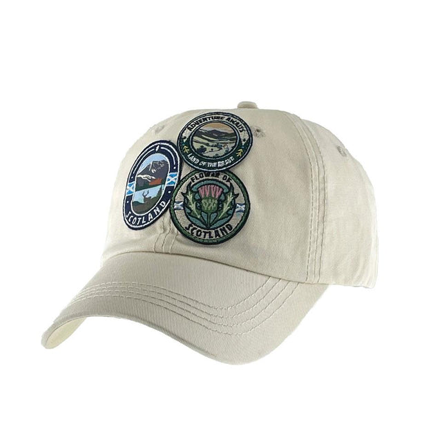 Flower Of Scotland Patch Pebble Beige Cap