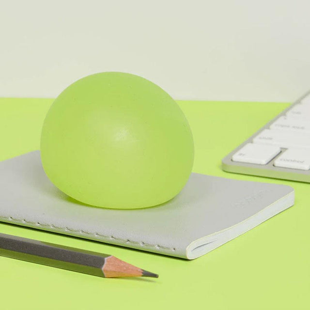 Algae Green Gump Memory Gel Stress Ball Close Up
