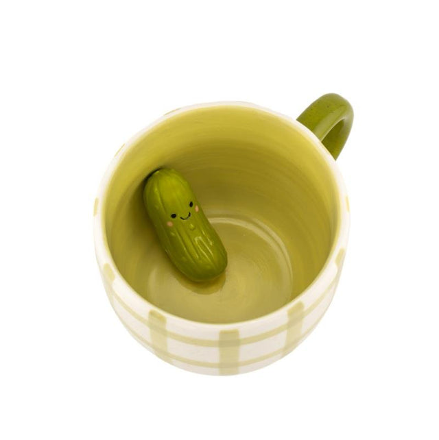 Surprise Pickle Mug Inside View