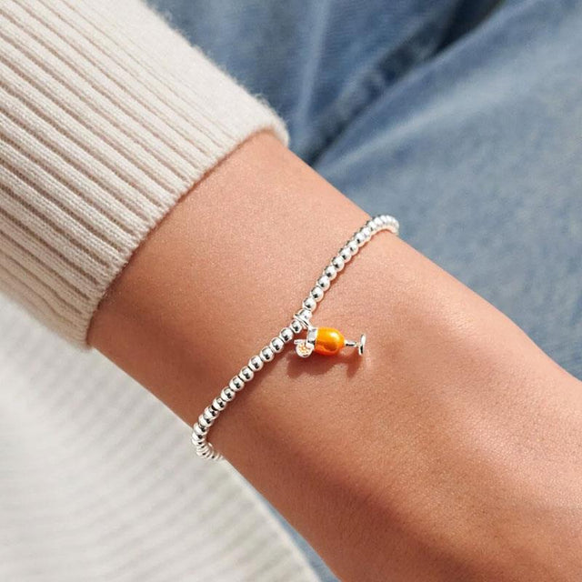 A Little It's Spritz O'Clock Charm Bracelet Close Up