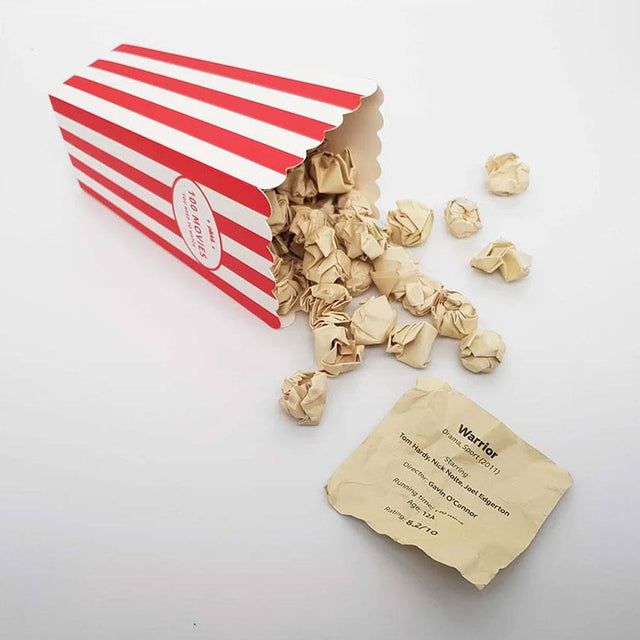 Movie Popcorn Bucket List Detail View