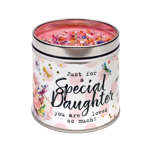 Special Daughter Candle Tin