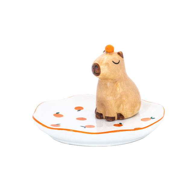 Sass and Belle Capybara Trinket Dish Close Up