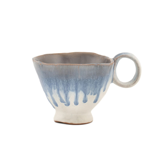 Colette Dark Blue Cup Close Up