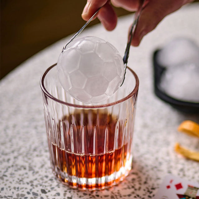 Football Ice Cube Mould Close Up