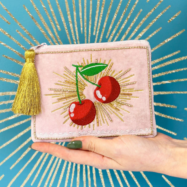 Inked Cherry Purse