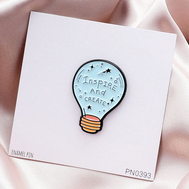 Inspire and Create Enamel Pin