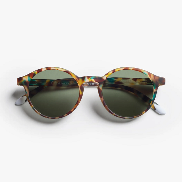 BARNER Le Marais Light Tortoise Shell Sunglasses Front view