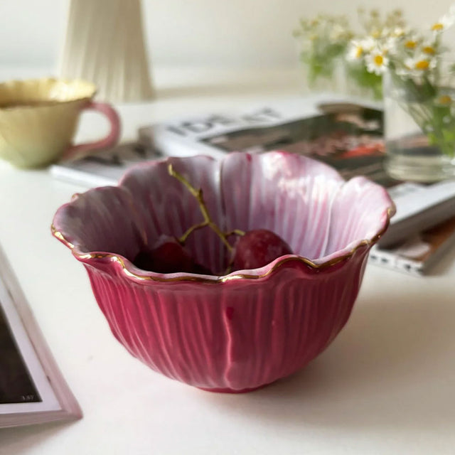 House of Disaster Posy Pink Bowl