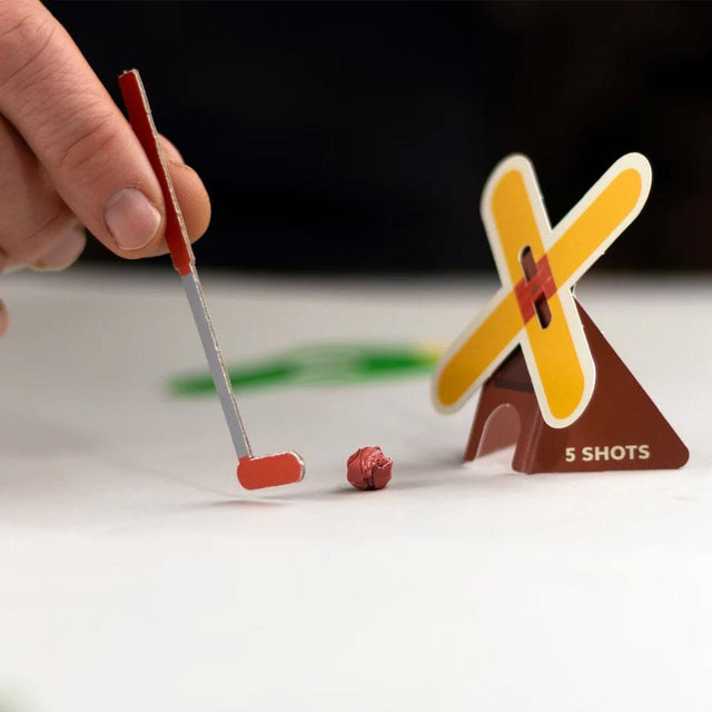 Mini Matches Golf Game Close Up