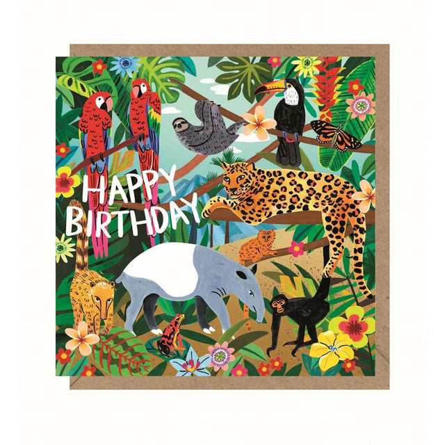 Jungle Birthday Card