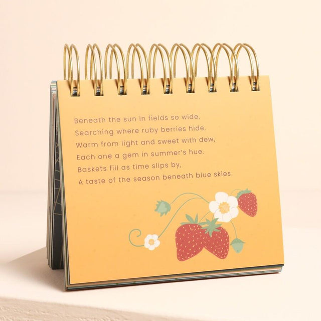 A Poem for Every Week Desktop Flip Chart Poem card