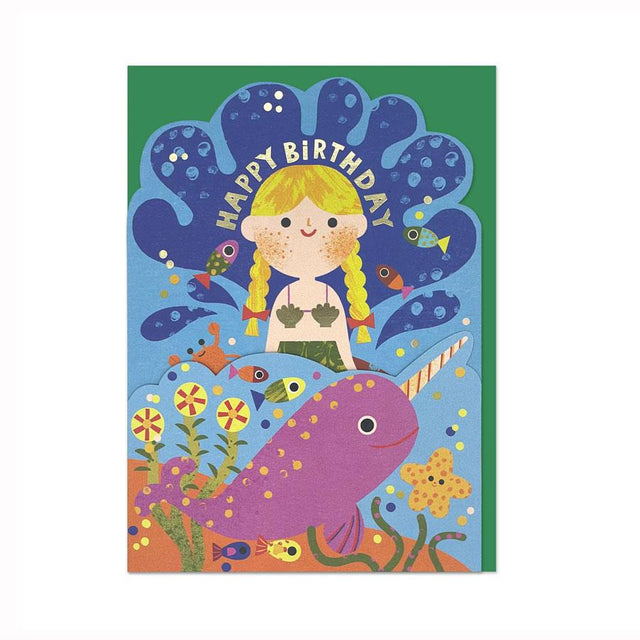 Have a Mer-mazing Birthday Fold Out Card