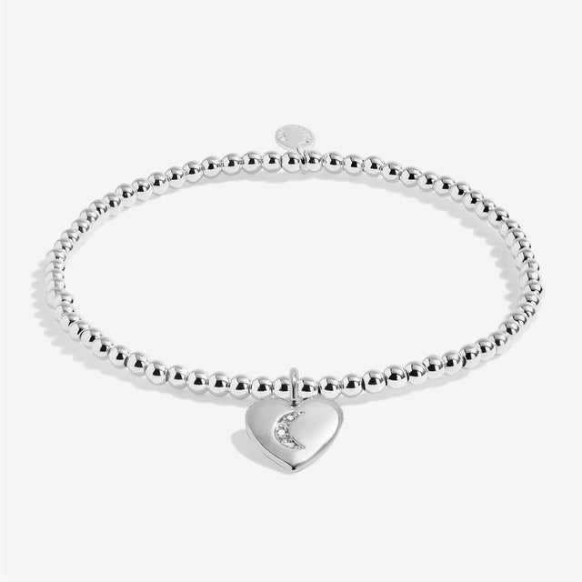 A Little Love You to the Moon and Back Mum Bracelet Close Up