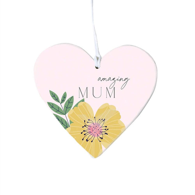 Mum Yellow Rose Hanging Decoration