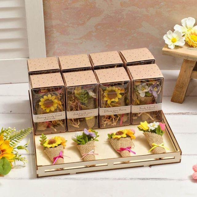 Tiny World Mini Flower Bouquet Boxed Assorted