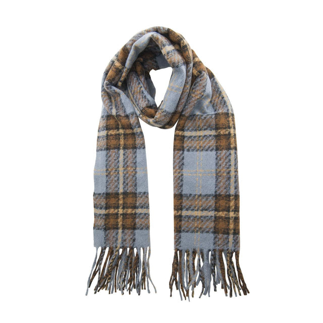 Blue Check Heritage Scarf