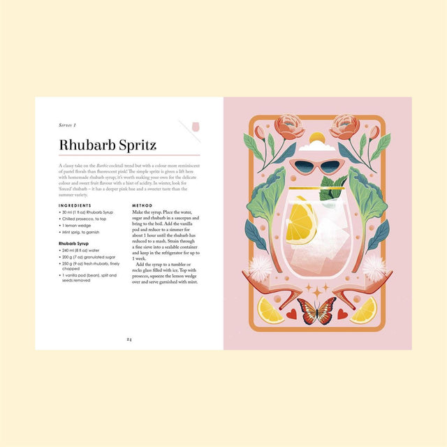 Spritz & Fizz: 60 Cocktail Recipes Book Close Up