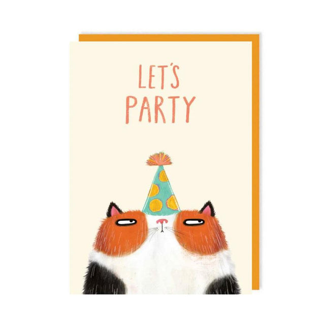 Let's Party Cat Card