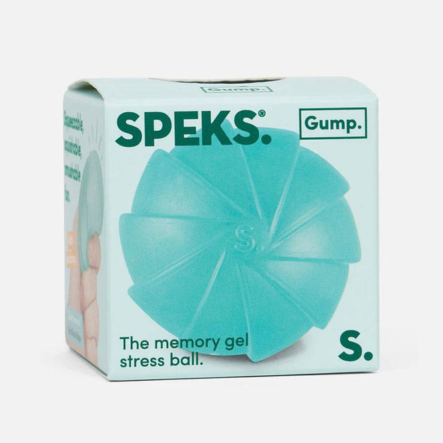 Teal Gump The Memory Gel Stress Ball in Box
