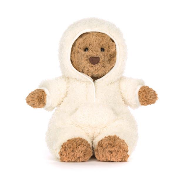 Jellycat Bartholomew Bear All-in-one Outfit Front Facing