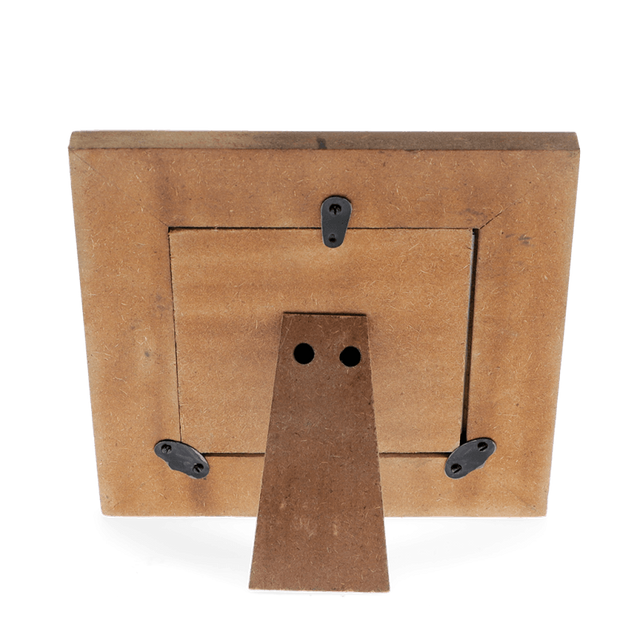 Square Navy Blue Resin Picture Frame Back Facing