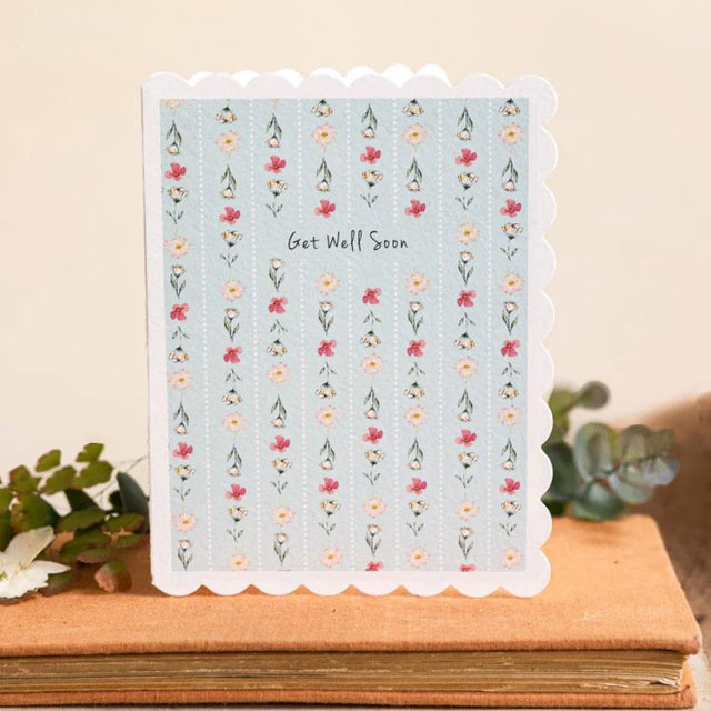 Get Well Soon Scallop Card