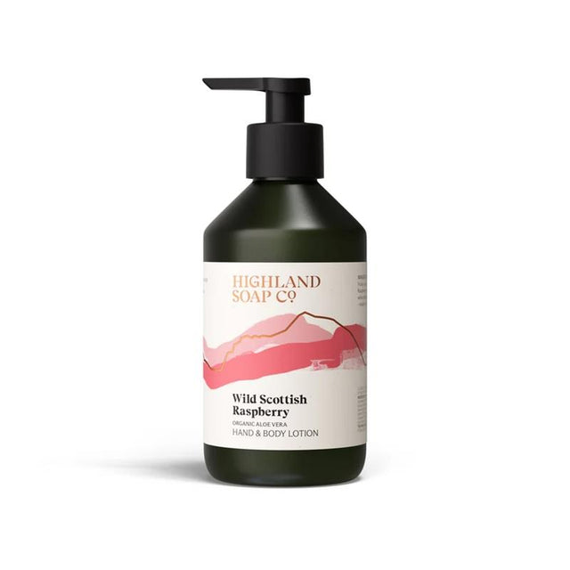Wild Scottish Raspberry Organic Hand and Body Lotion