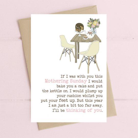 Mothering Sunday Thinking of You Card