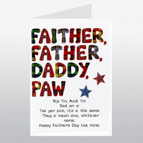 Faither Fathers Day Card
