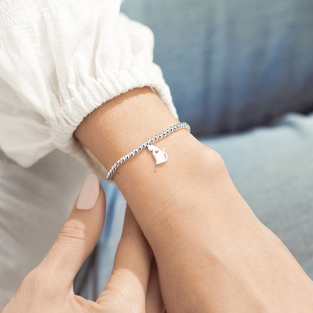 A Little Life is Better with Cats Charm Bracelet
