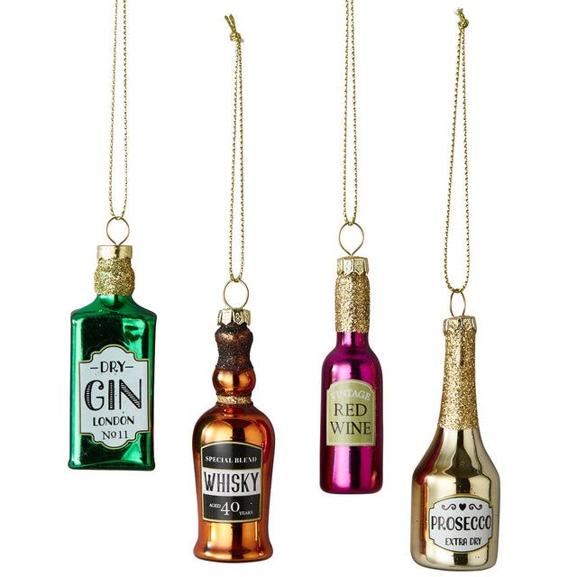 Christmas Cheer Shaped Baubles Set